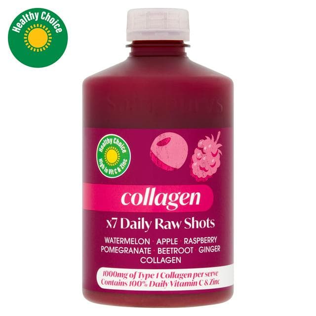 Sainsbury's 7 Collagen Daily Raw Shots 420ml - gallery image 1