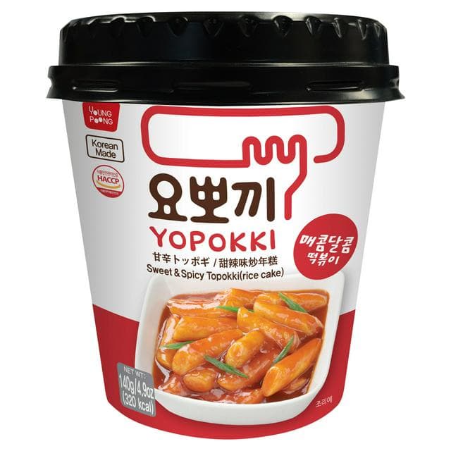 Yopokki Sweet & Spicy Topokki Rice Cake 140g - gallery image 1