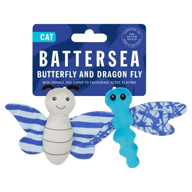 Battersea Butterfly & Dragon Fly Duo Cat Toy - gallery image 1