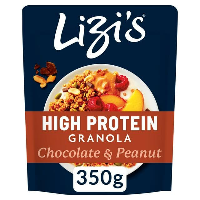 Lizi's High Protein Chocolate & Peanut Granola 350g - gallery image 1
