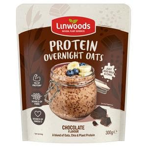Linwoods 300g Chocolate Flavour Protein Overnight Oats
