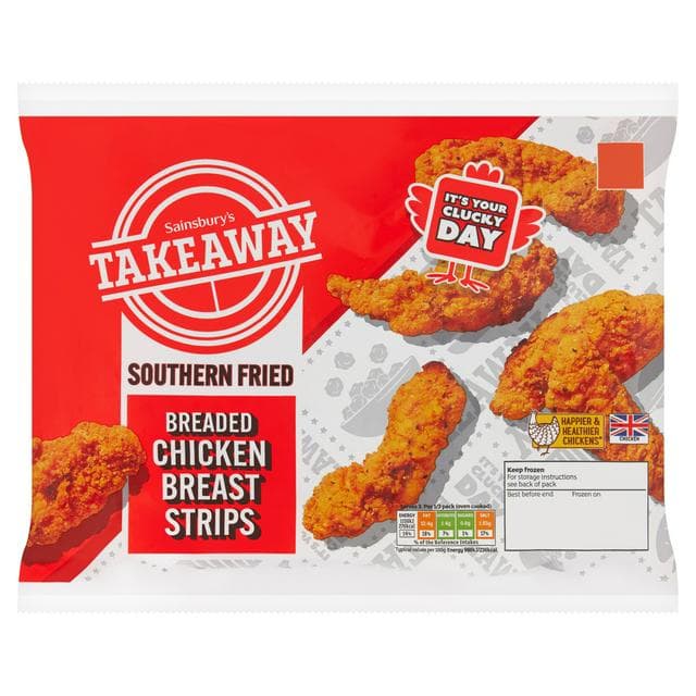 Sainsbury's Southern Fried Breast Strips 400g - gallery image 1