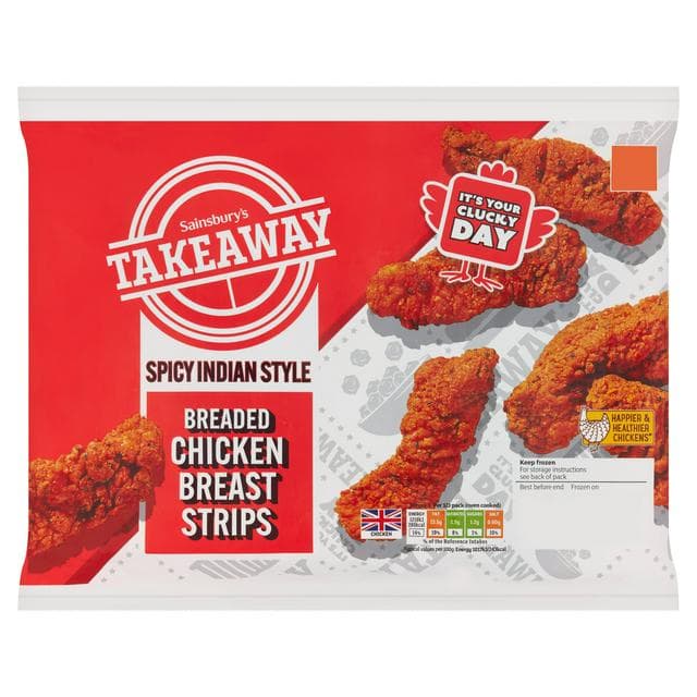 Sainsbury's Spiced Chicken Breast Strips 400g - gallery image 1