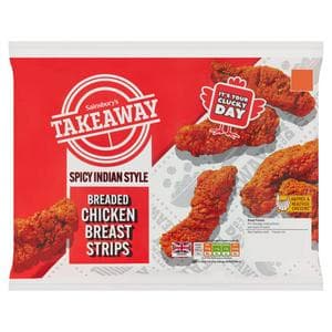 Sainsbury's Spiced Chicken Breast Strips 400g
