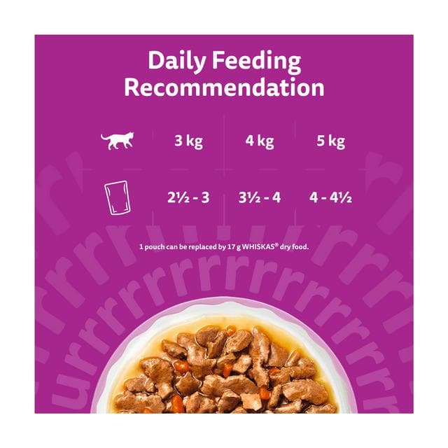 Whiskas 1+ Aromatic Fragrant Fusions Selection Wet Cat Food Pouches 12 x 85g - gallery image 4