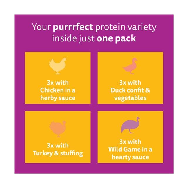 Whiskas 1+ Aromatic Purrfect Poultry Selection Wet Cat Food Pouches 12 x 85g - gallery image 5