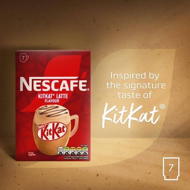Nescafé 7 x 21g KitKat Latte Sachets - gallery image 3
