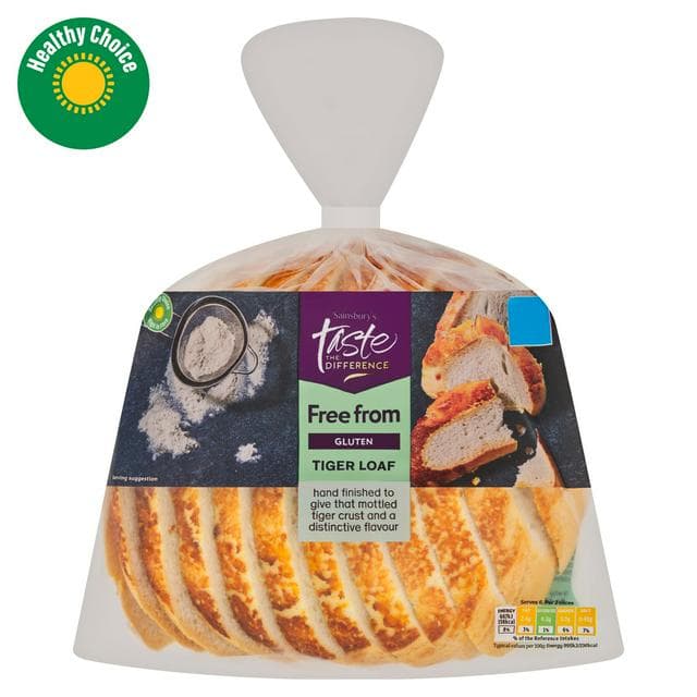 Sainsbury's Free From Gluten Tiger Loaf, Taste the Difference 400g - gallery image 1