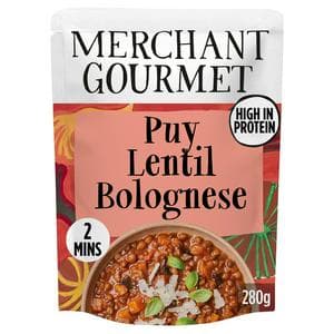 Merchant Gourmet Puy Lentil & Mixed Mushroom Bolognese with Basil & Sundried Tomato 280g