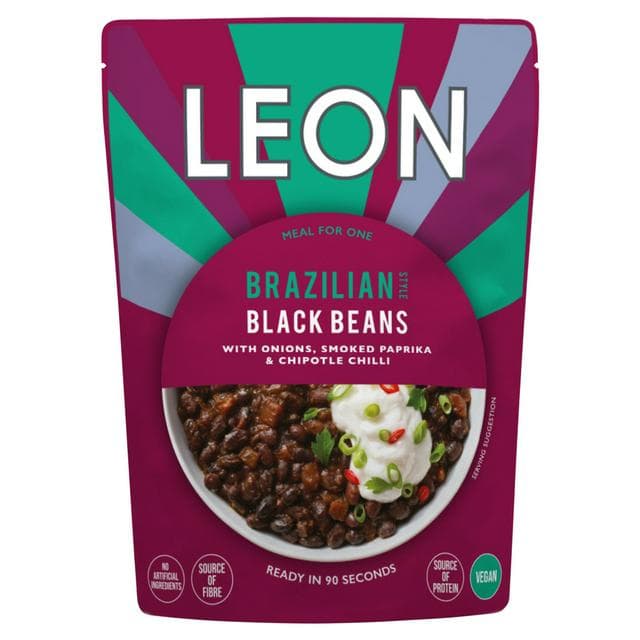 LEON Brazilian Style Black Beans 250g - gallery image 1