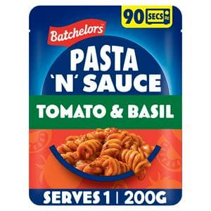 Batchelors Pasta 'n' Sauce 200g Tomato & Basil Microwave Ready Meal Pasta