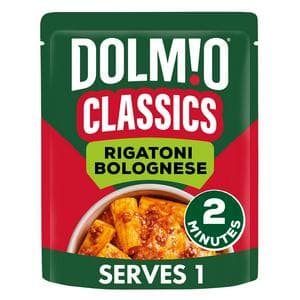 Dolmio Classics Rigatoni Bolognese Pasta Ready Meal 250g