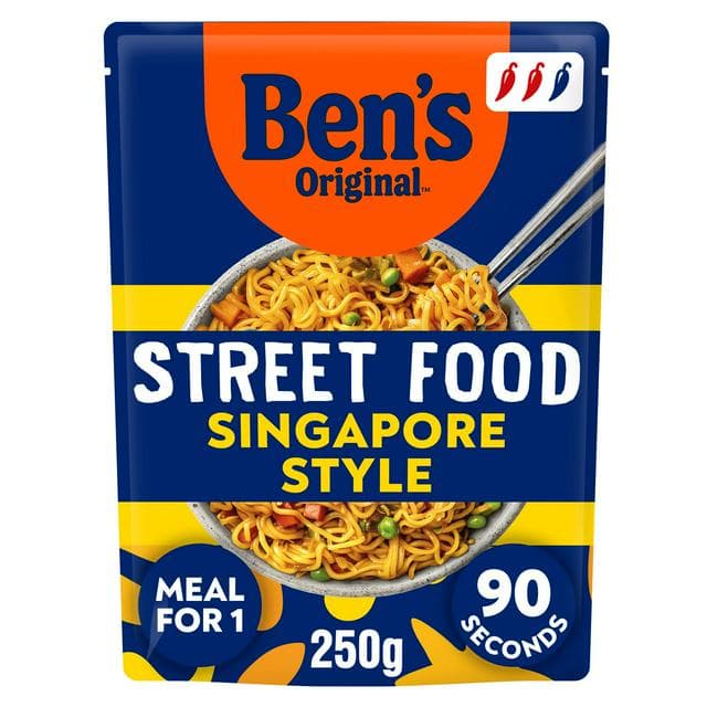 Ben's Original Street Food Singapore Noodles Ready Meal 250g - gallery image 1