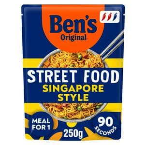 Ben's Original Street Food Singapore Noodles Ready Meal 250g