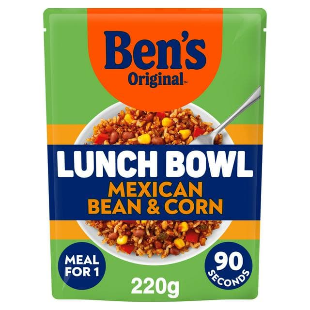 Ben's Original Lunch Bowl Mexican Style Beans, Corns & Wholegrain Rice 220g - gallery image 1