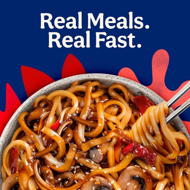 Ben's Original Street Food Japanese Teriyaki Sauce Noodles Ready Meal 250g - gallery image 2