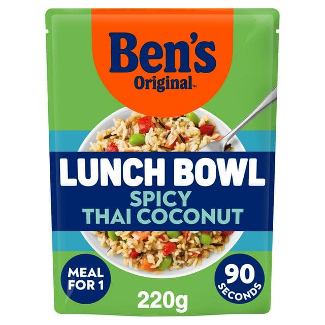 Ben's Original Lunch Bowl Spicy Thai Coconut Grains & Rice 220g - gallery image 1