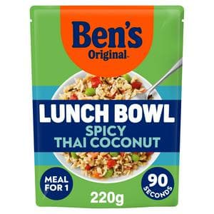 Ben's Original Lunch Bowl Spicy Thai Coconut Grains & Rice 220g