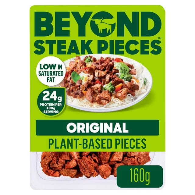 Beyond Steak Plant Based Pieces 160g - gallery image 1