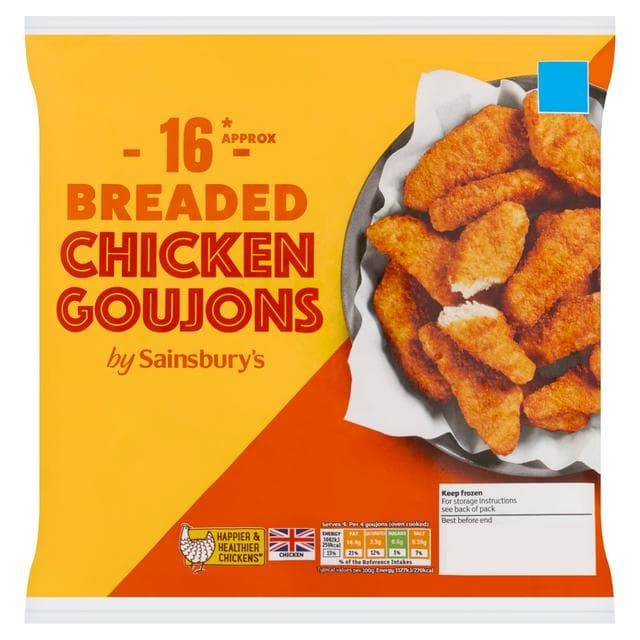 Sainsbury's Frozen Chicken Goujons 475g - gallery image 1