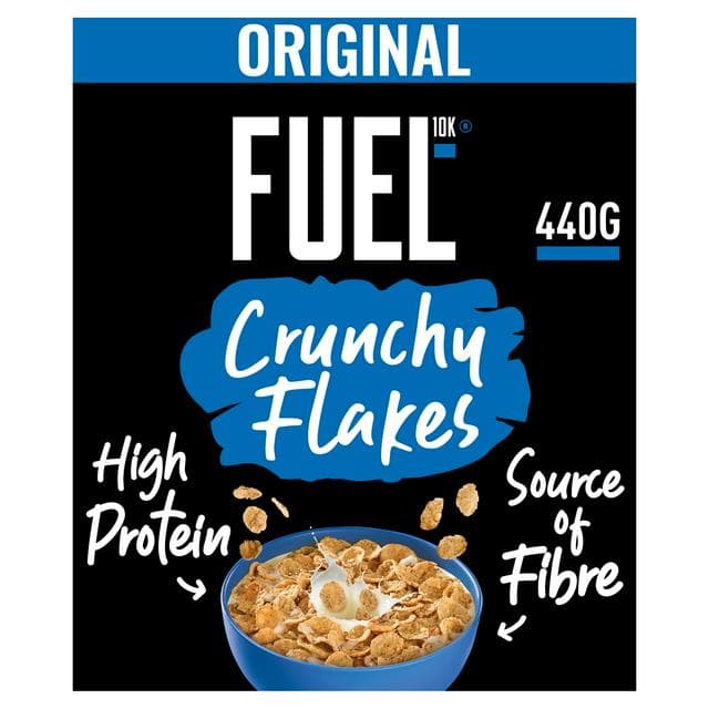 FUEL10K Original Crunchy Flakes High Protein Breakfast Cereal 440g - gallery image 1
