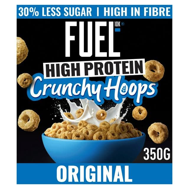 FUEL10K Original Multigrain Hoops High Protein Breakfast Cereal 350g - gallery image 1