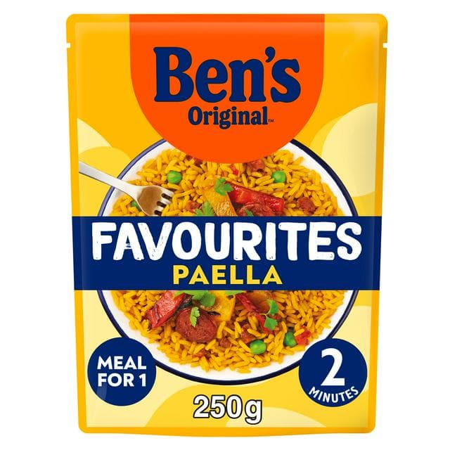 Ben's Original 250g Favourites Paella Chorizo & Vegetable Microwave Rice Meal - gallery image 1