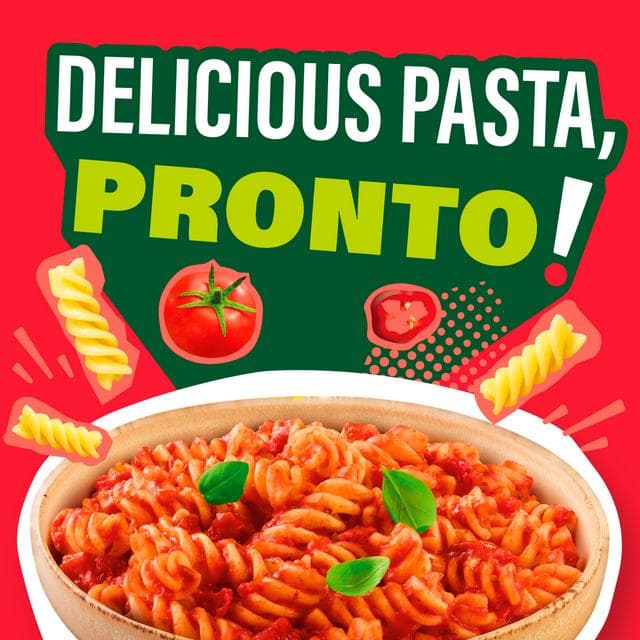 Dolmio Pronto 200g Tomato & Chilli Sauce Microwave Fusilli Pasta Ready Meal - gallery image 2
