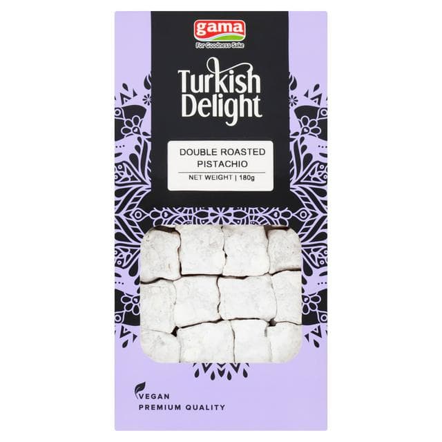 Gama Double Roasted Pistachio Turkish Delight 180g - gallery image 1