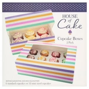 House of Cake Cupcake Boxes x2