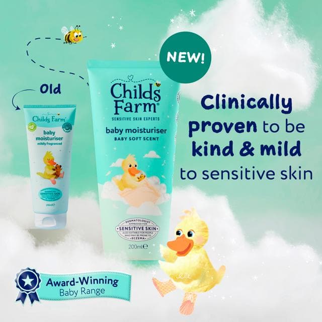 Childs Farm 200ml Newborns & Sensitive Skin Baby Moisturiser - gallery image 2