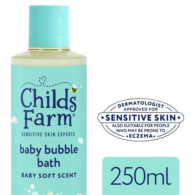 Childs Farm 250ml Baby Soft Scent for Newborns & Sensitive Skin Bubble Bath - gallery image 1