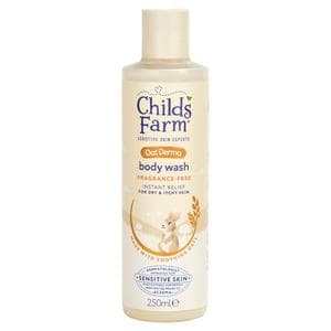 Childs Farm Oat Derma Body Wash Fragrance Free Sensitive Skin Baby Kids Shower Gel 250ml