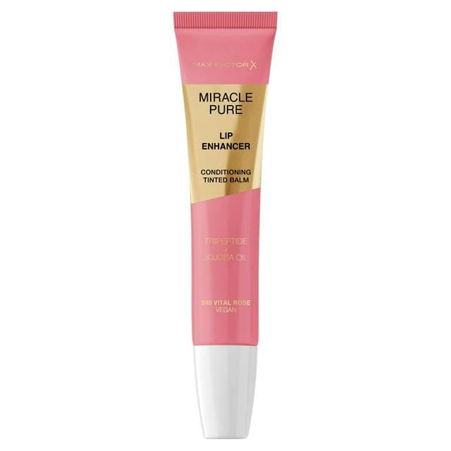 Max Factor Miracle Pure Lip Enhancer Hydrating Lip Balm 040 Vital Rose - gallery image 1