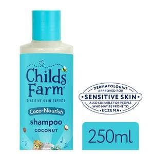 Childs Farm 250ml Coco Nourish Tear Free Formula for Dry Curly Hair Coconut Shampoo