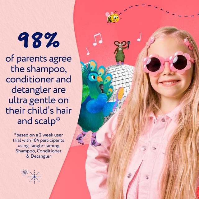 Childs Farm 250ml Tear Free Formula Tangle Taming Strawberry & Mint Shampoo - gallery image 3