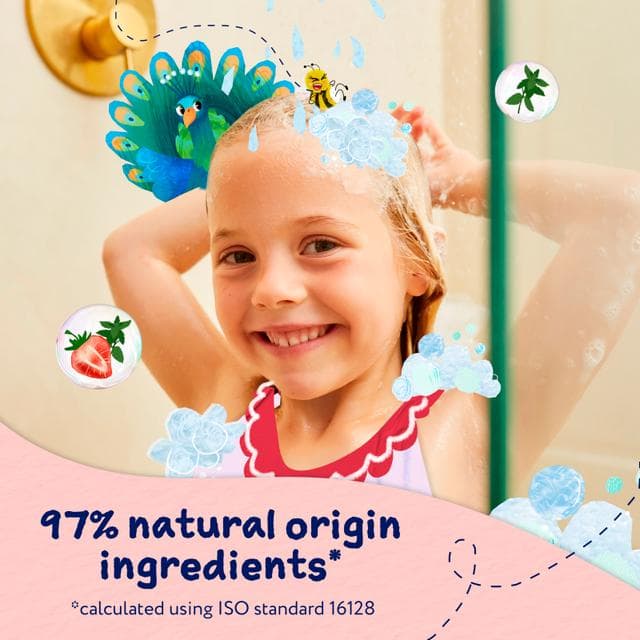 Childs Farm 250ml Tear Free Formula Tangle Taming Strawberry & Mint Shampoo - gallery image 4