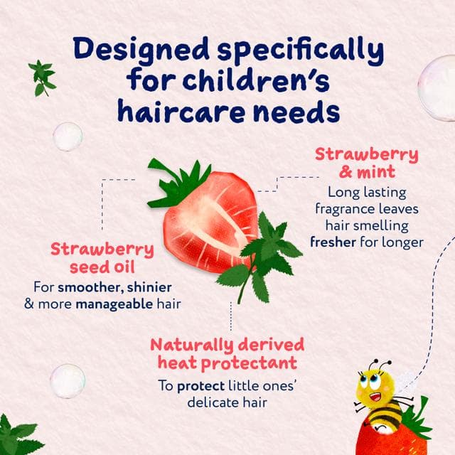 Childs Farm 100ml Tangle Taming Strawberry & Mint Hair Detangler - gallery image 6