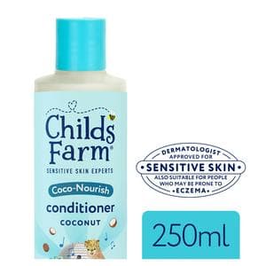 Childs Farm 250ml Coco Nourish Tear Free Formula for Dry Curly Hair Coconut Conditioner