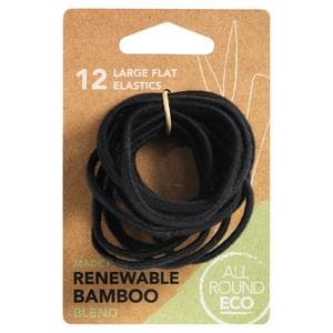 All Round Eco Large Flat Elastics x12