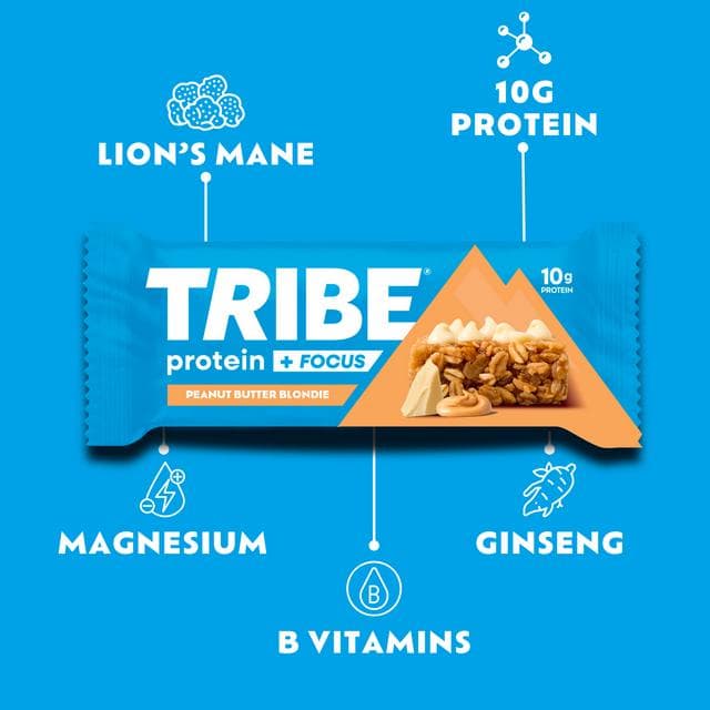 Tribe Protein & Focus Peanut Butter Blondie 60g - gallery image 4
