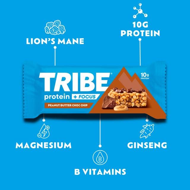 Tribe Protein & Focus Peanut Butter Choc Chip 60g - gallery image 4