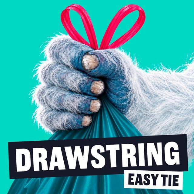 Beast Bin Bags Incredibly Tough Drawstring Swing Bin Bags x10 50L - gallery image 4