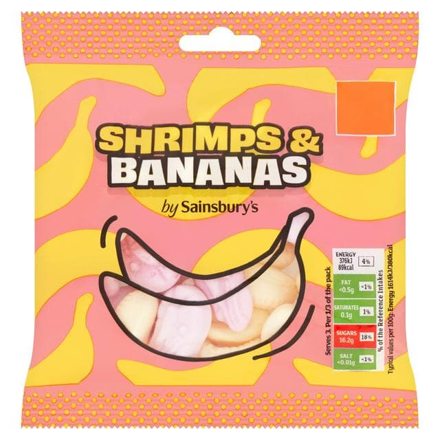 Sainsbury's Shrimps & Bananas 70g - gallery image 1