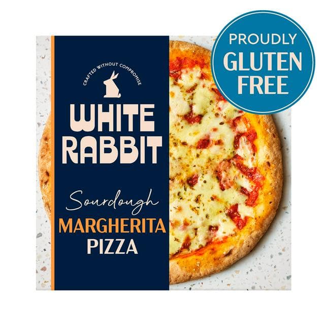 White Rabbit 400g Margherita Sourdough Gluten Free Pizza - gallery image 1