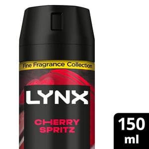 Lynx Cherry Spritz 72h Fine Fragrance Deodorant Body Spray for Men 150ml