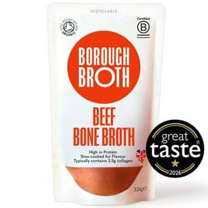 Borough Broth Grass Fed Organic Beef Bone Broth 324g