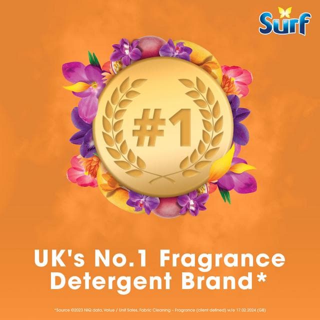Surf Passion Bloom Concentrated Washing Liquid Laundry Detergent 44 Washes 1.188L - gallery image 6