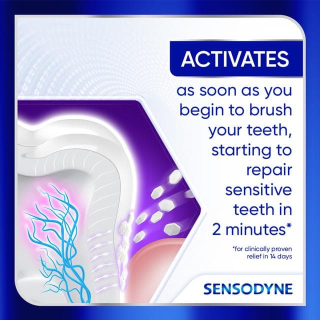 Sensodyne Clinical Repair Deep Clean Sensitive Toothpaste 75ml - gallery image 6