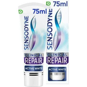Sensodyne Clinical Repair Active White Sensitive Toothpaste 75ml
